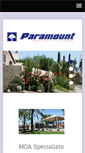 Mobile Screenshot of paramountlandscape.com
