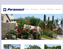 Tablet Screenshot of paramountlandscape.com